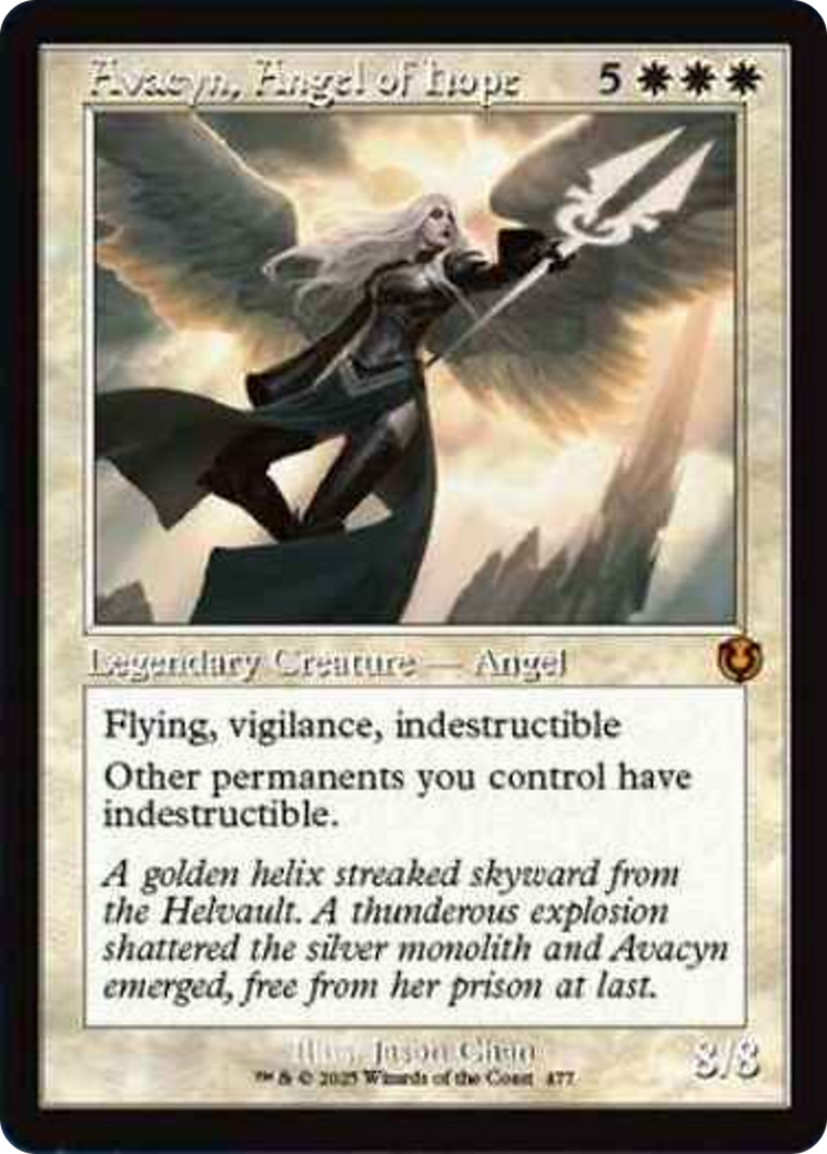 Avacyn, Angel of Hope (Retro Frame) [Innistrad Remastered] | Devastation Store