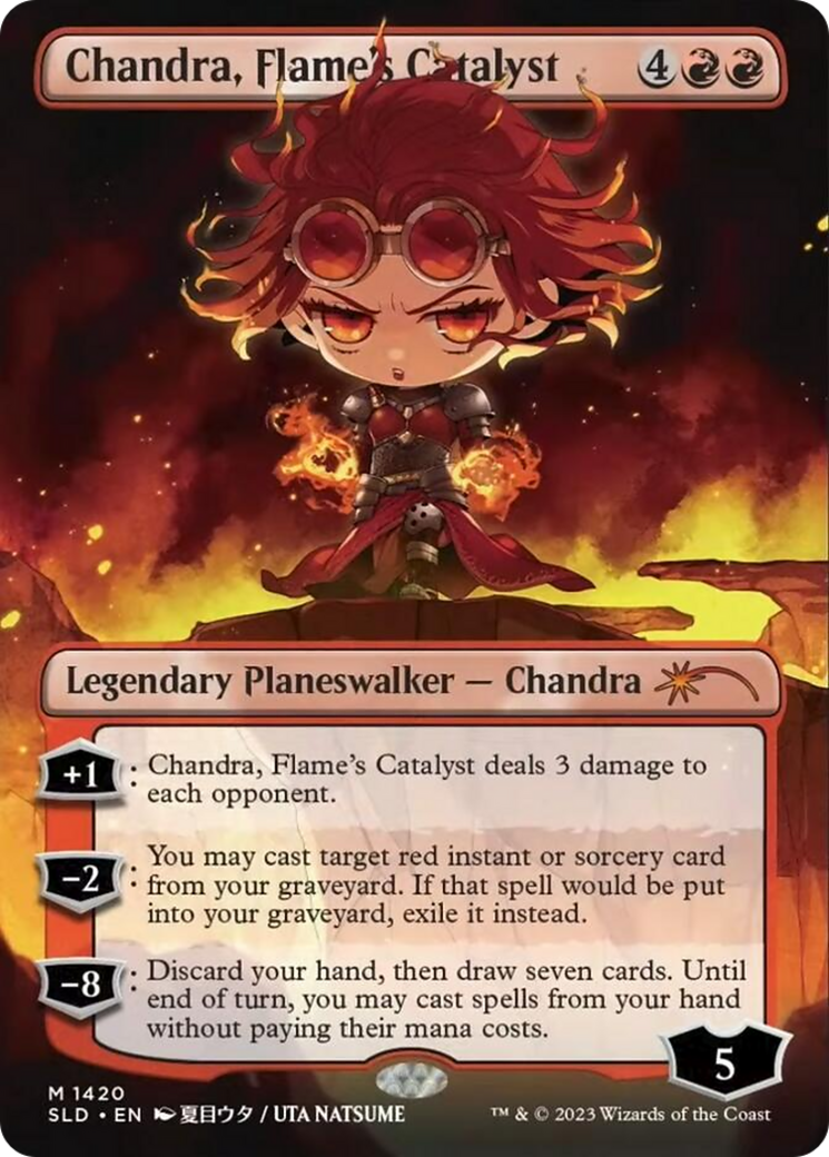 Chandra, Flame's Catalyst (Rainbow Foil) [Secret Lair Drop Series] | Devastation Store