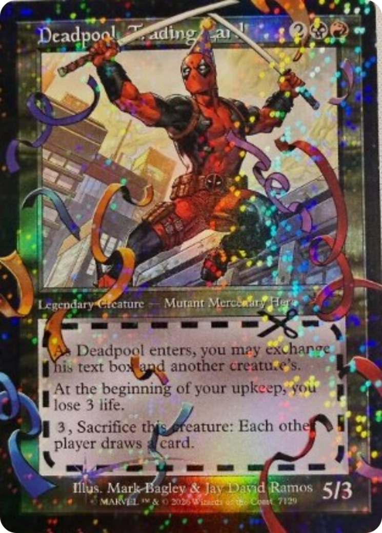 Deadpool, Trading Card (7127) [Secret Lair Drop Series] | Devastation Store
