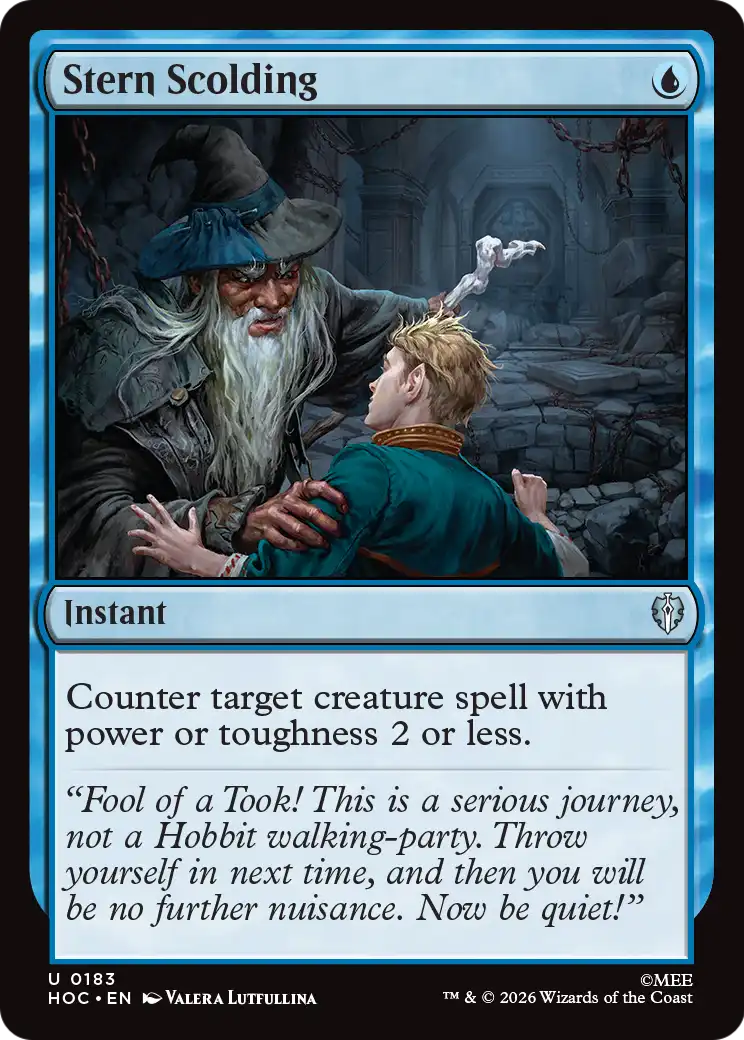 Stern Scolding [The Hobbit: Eternal-Legal] | Devastation Store