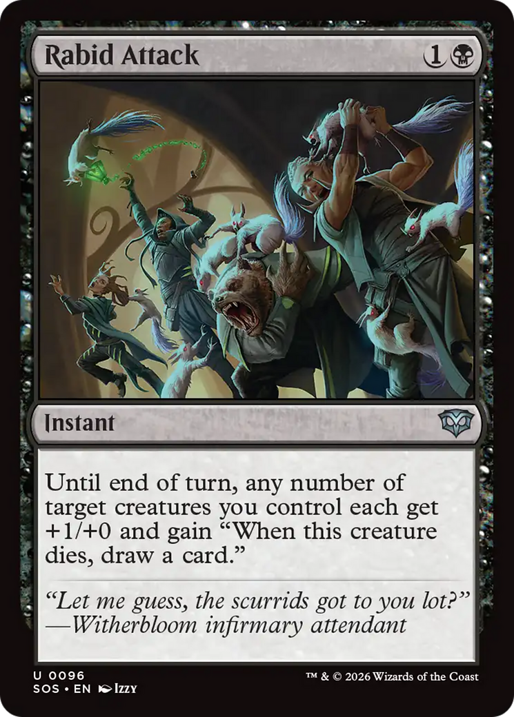 Rabid Attack [Secrets of Strixhaven] | Devastation Store