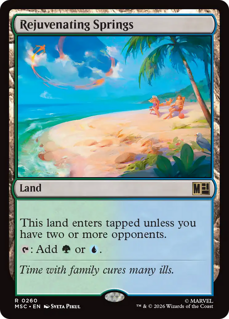 Rejuvenating Springs (Surge Foil) [Marvel Super Heroes Commander] | Devastation Store