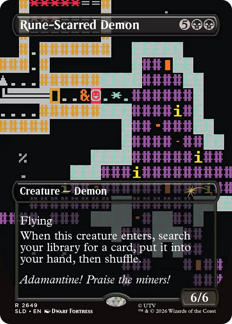 Rune-Scarred Demon [Secret Lair Drop Series] | Devastation Store