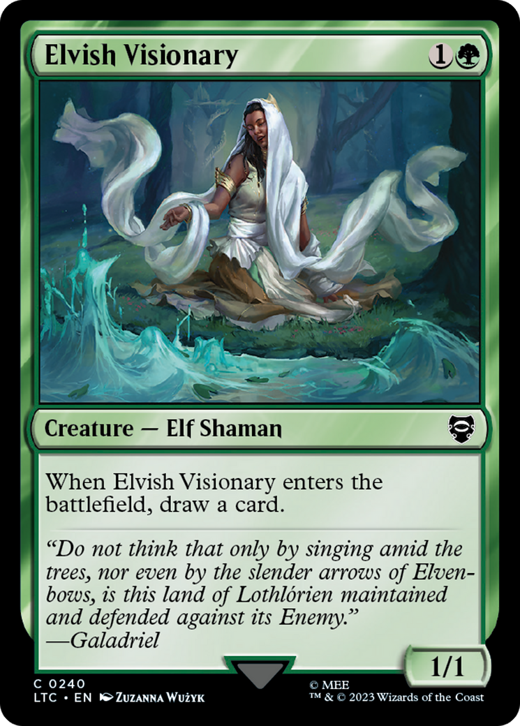 Elvish Visionary [The Lord of the Rings: Tales of Middle-Earth Commander] | Devastation Store