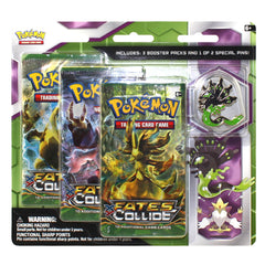 XY: Fates Collide - Collector's Pin 3-Pack Blister (Zygarde) | Devastation Store