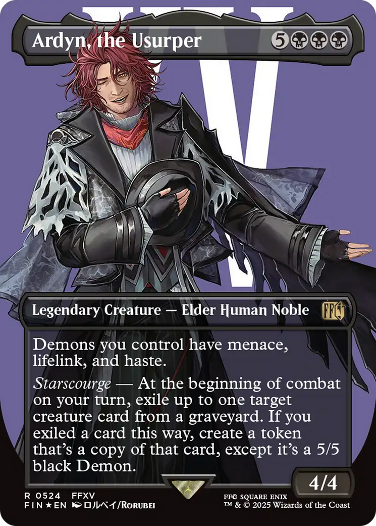 Ardyn, the Usurper (Borderless) (Surge Foil) [FINAL FANTASY] | Devastation Store