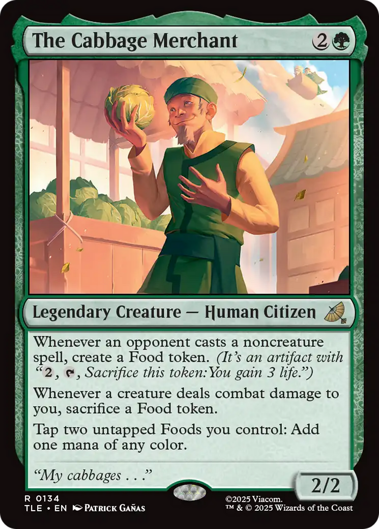 The Cabbage Merchant [Avatar: The Last Airbender: Eternal-Legal] | Devastation Store