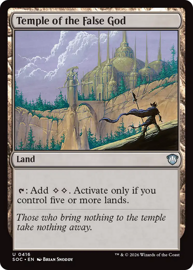 Temple of the False God [Secrets of Strixhaven Commander] | Devastation Store