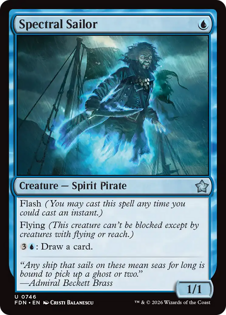 Spectral Sailor (0746) [Foundations] | Devastation Store