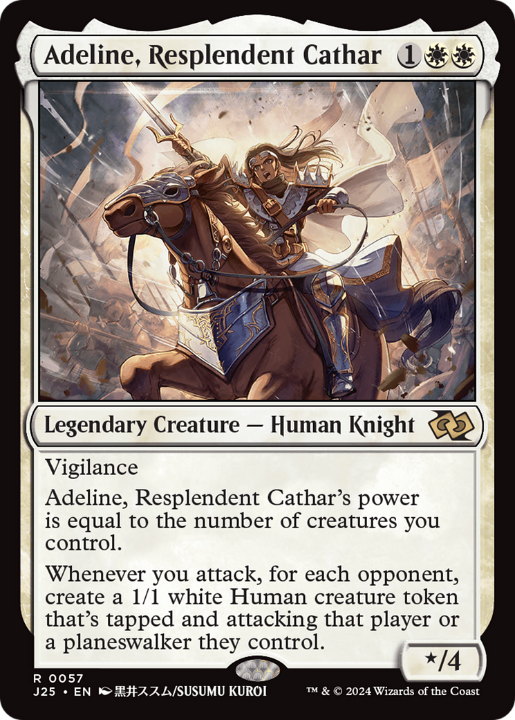 Adeline, Resplendent Cathar (Anime) [Foundations Jumpstart] | Devastation Store