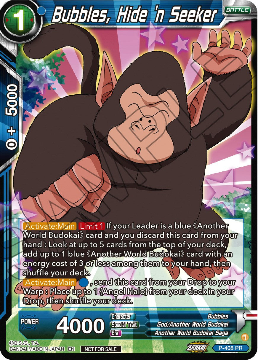 Bubbles, Hide 'n Seeker (Zenkai Series Tournament Pack Vol.1) (P-408) [Tournament Promotion Cards] | Devastation Store