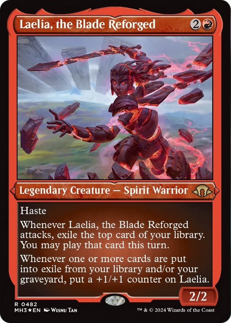Laelia, the Blade Reforged (Foil Etched) [Modern Horizons 3] | Devastation Store