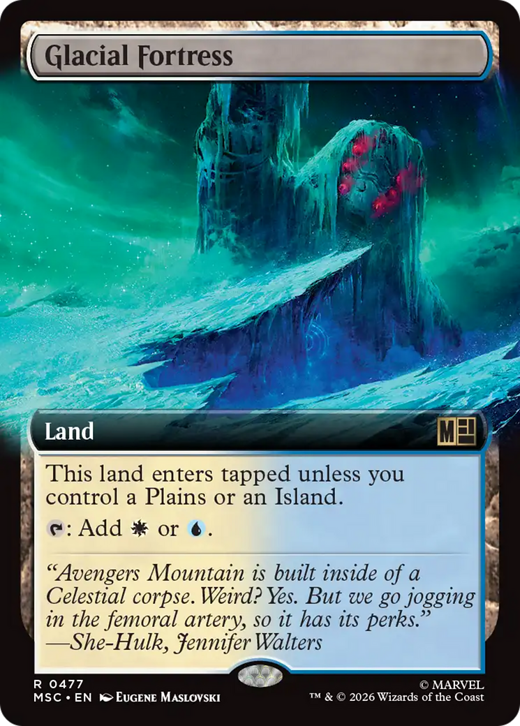 Glacial Fortress (Extended Art) [Marvel Super Heroes Commander] | Devastation Store