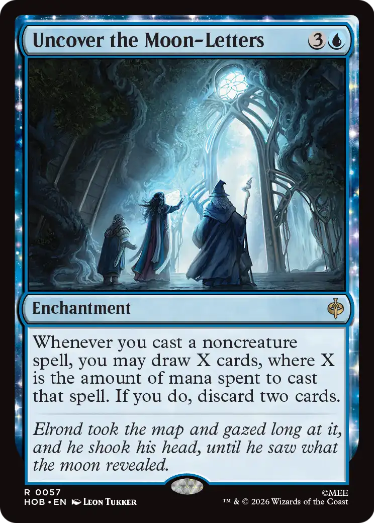 Uncover the Moon-Letters [The Hobbit] | Devastation Store