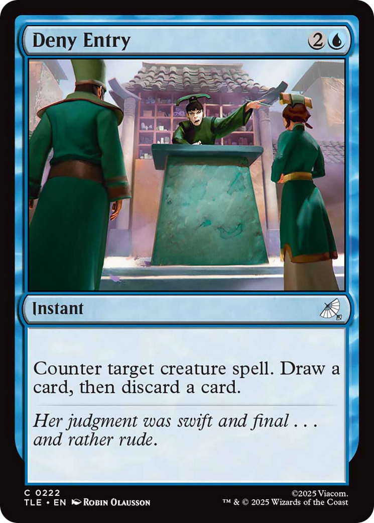 Deny Entry [Avatar: The Last Airbender: Eternal-Legal] | Devastation Store