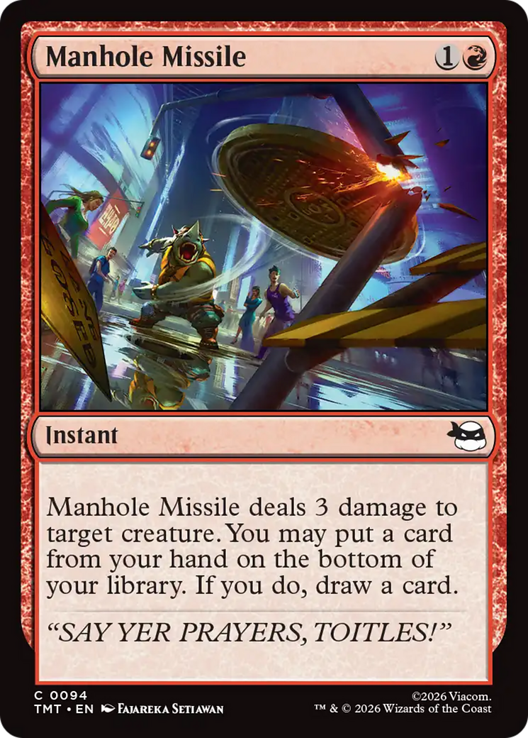 Manhole Missile [Teenage Mutant Ninja Turtles] - Devastation Store | Devastation Store