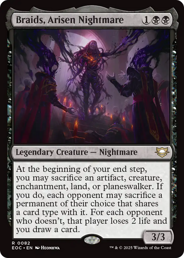Braids, Arisen Nightmare [Edge of Eternities Commander] | Devastation Store