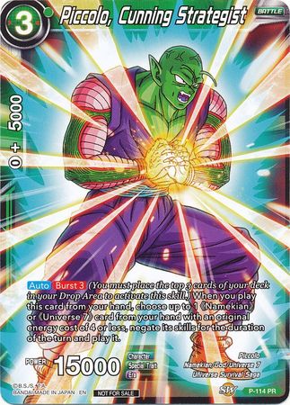 Piccolo, Cunning Strategist (Power Booster) (P-114) [Promotion Cards] | Devastation Store