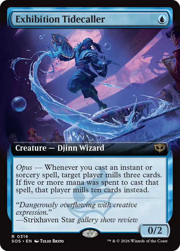 Exhibition Tidecaller (Extended Art) [Secrets of Strixhaven] | Devastation Store