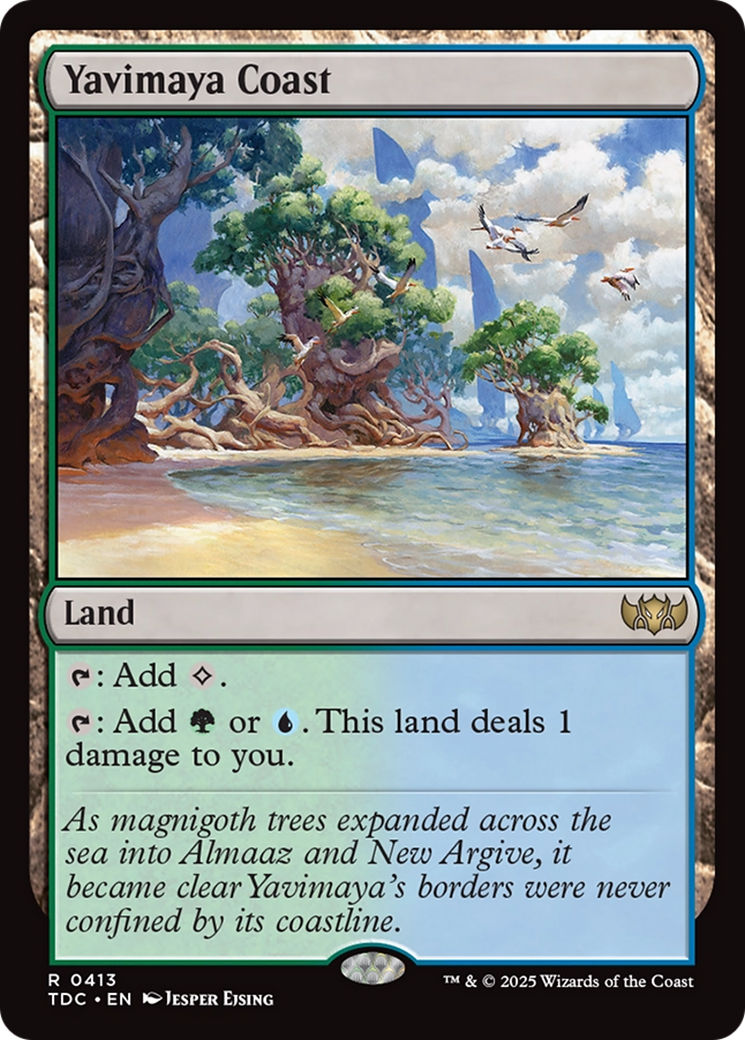 Yavimaya Coast [Tarkir: Dragonstorm Commander] | Devastation Store