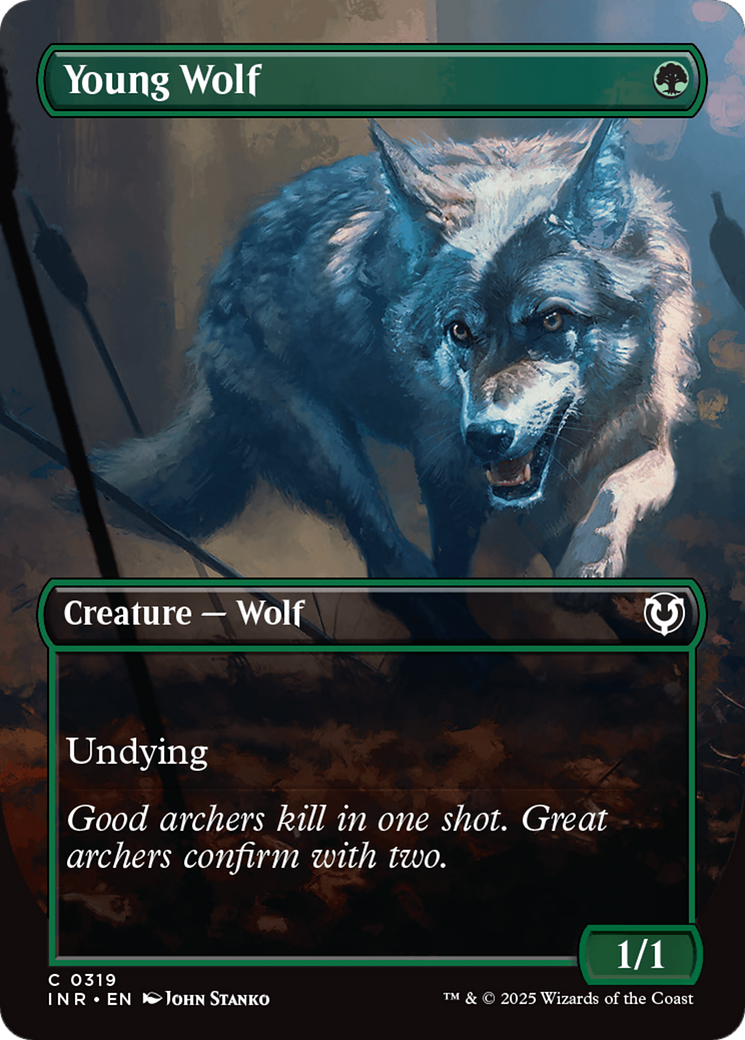 Young Wolf (Borderless) [Innistrad Remastered] | Devastation Store