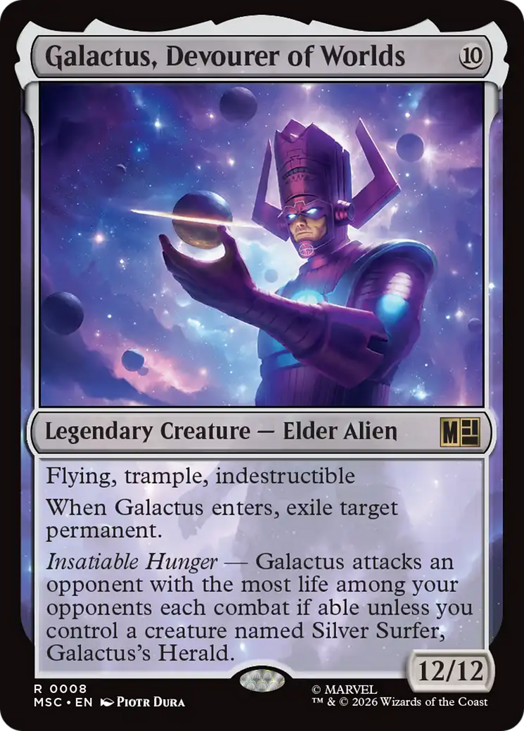 Galactus, Devourer of Worlds (Surge Foil) [Marvel Super Heroes Commander] | Devastation Store