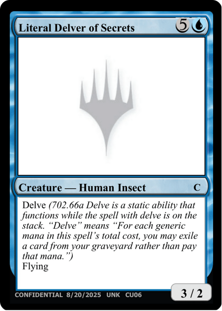 Literal Delver of Secrets [Unknown Event] | Devastation Store