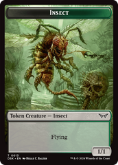 Insect (0013) // Manifest Double-Sided Token [Duskmourn: House of Horror Tokens] | Devastation Store