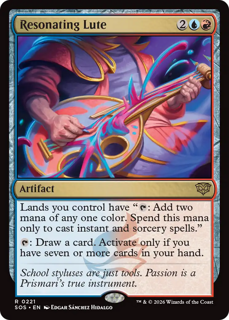 Resonating Lute [Secrets of Strixhaven] | Devastation Store