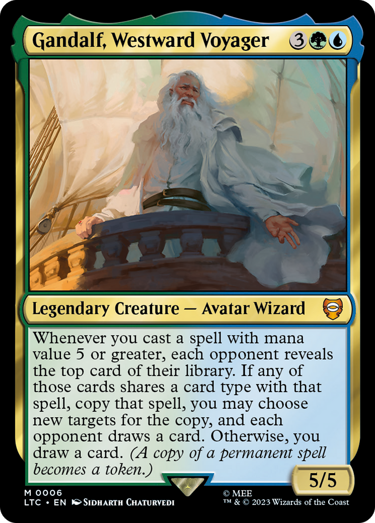 Gandalf, Westward Voyager [The Lord of the Rings: Tales of Middle-Earth Commander] | Devastation Store
