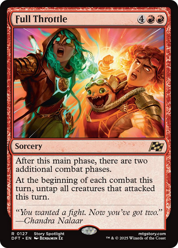 Full Throttle (Extended Art) [Aetherdrift] | Devastation Store