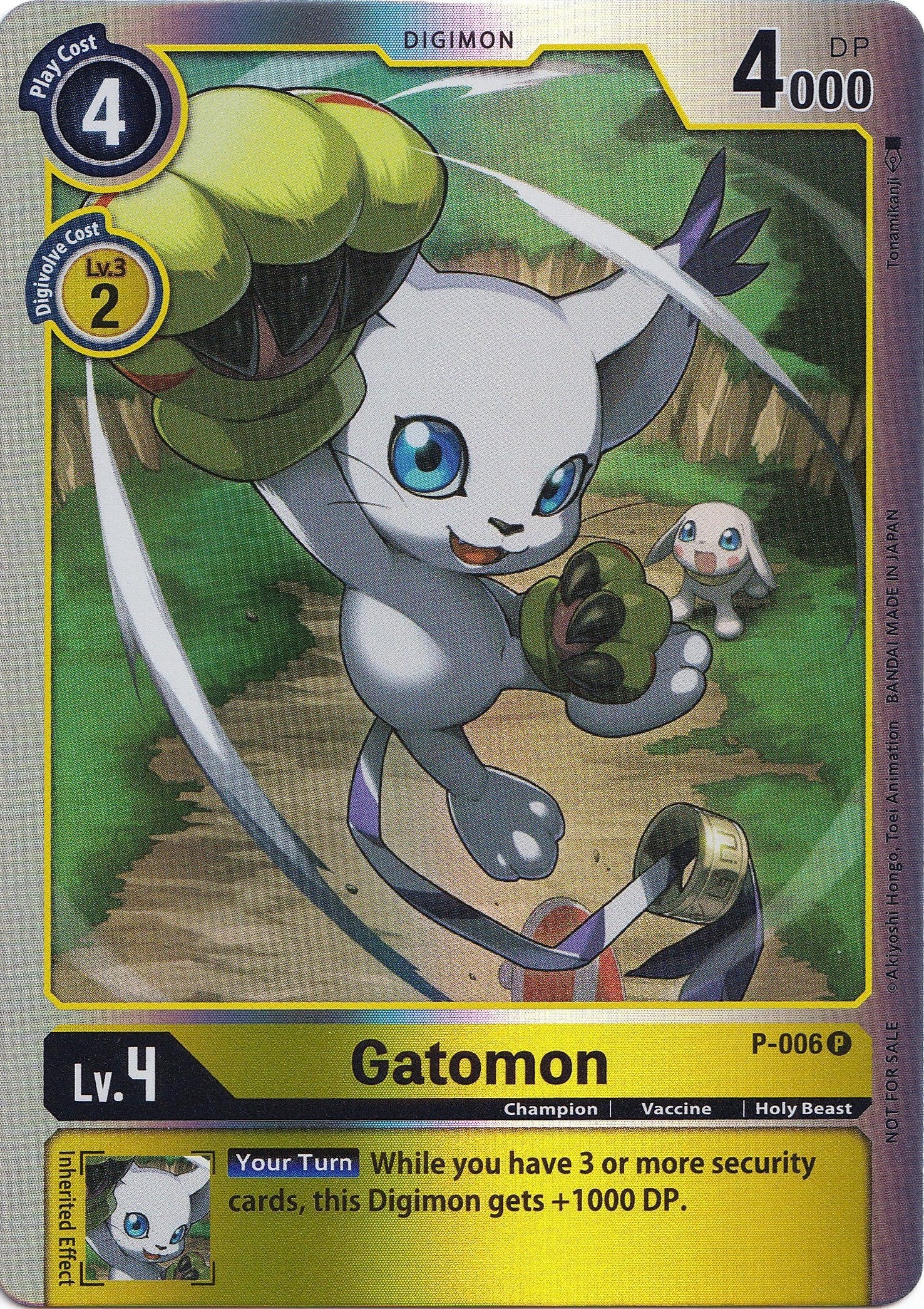 Gatomon [P-006] (Rainbow Foil) [Promotional Cards] | Devastation Store