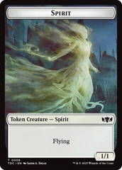 Angel // Spirit Double-Sided Token [Tarkir: Dragonstorm Commander Tokens] | Devastation Store