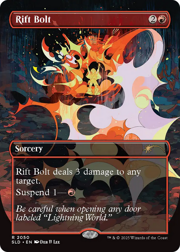 Rift Bolt (2050) (Rainbow Foil) [Secret Lair Drop Series] | Devastation Store