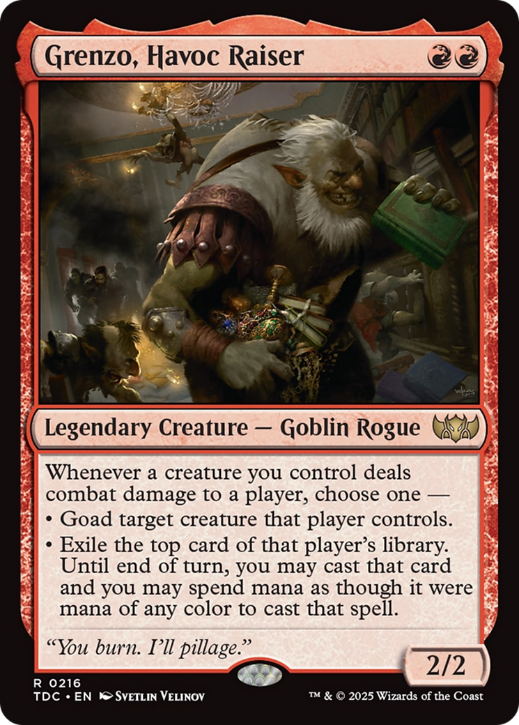 Grenzo, Havoc Raiser [Tarkir: Dragonstorm Commander] | Devastation Store