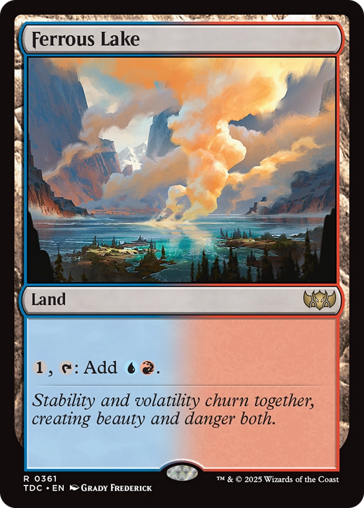 Ferrous Lake [Tarkir: Dragonstorm Commander] | Devastation Store
