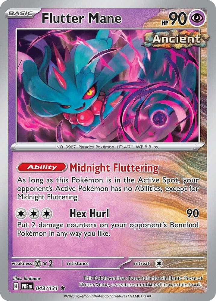 Flutter Mane (043/131) [Scarlet & Violet: Prismatic Evolutions] | Devastation Store