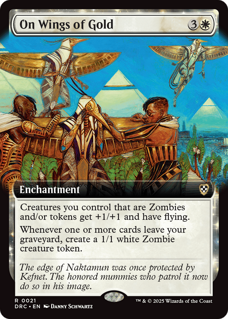 On Wings of Gold (Extended Art) [Aetherdrift Commander] | Devastation Store