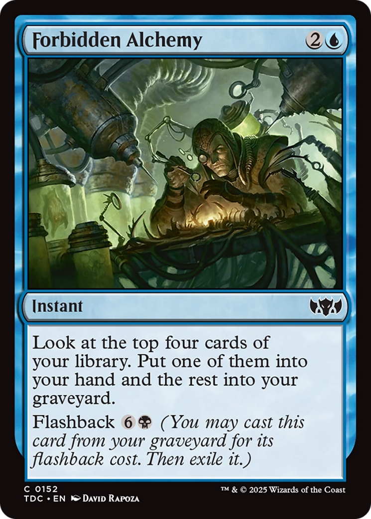 Forbidden Alchemy [Tarkir: Dragonstorm Commander] | Devastation Store
