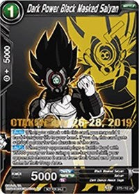 Dark Power Black Masked Saiyan (OTAKON 2019) (BT5-112_PR) [Promotion Cards] | Devastation Store