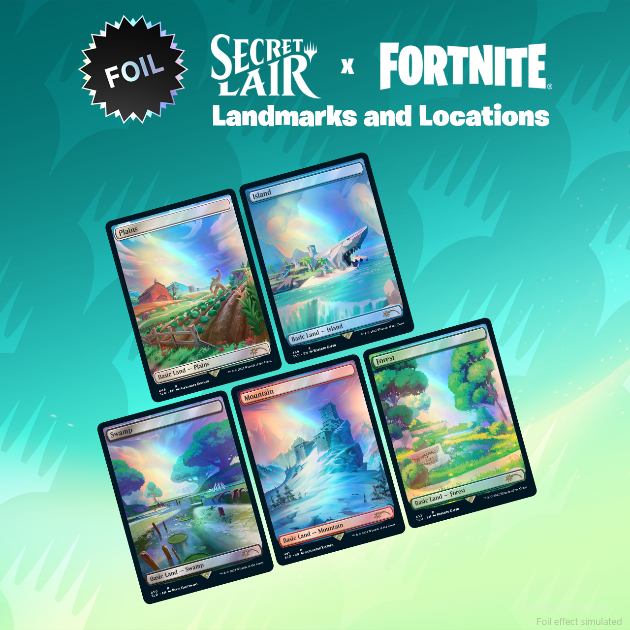 Secret Lair: Drop Series - Secret Lair x FORTNITE: Landmarks and Locations (Foil Edition) | Devastation Store