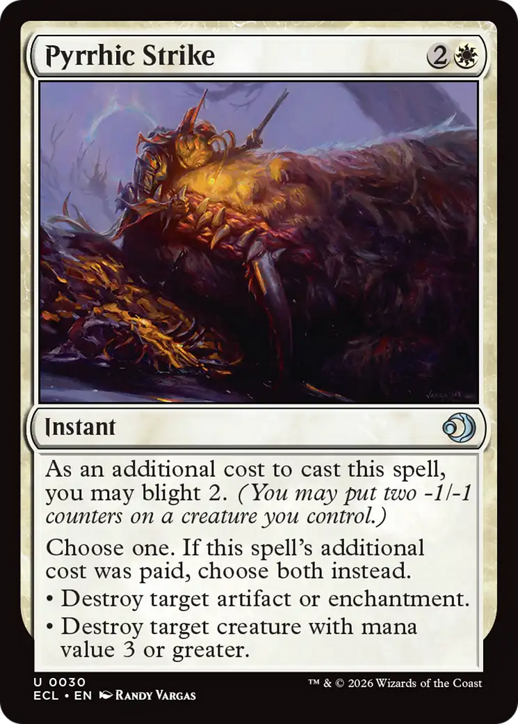 Pyrrhic Strike [Lorwyn Eclipsed] | Devastation Store