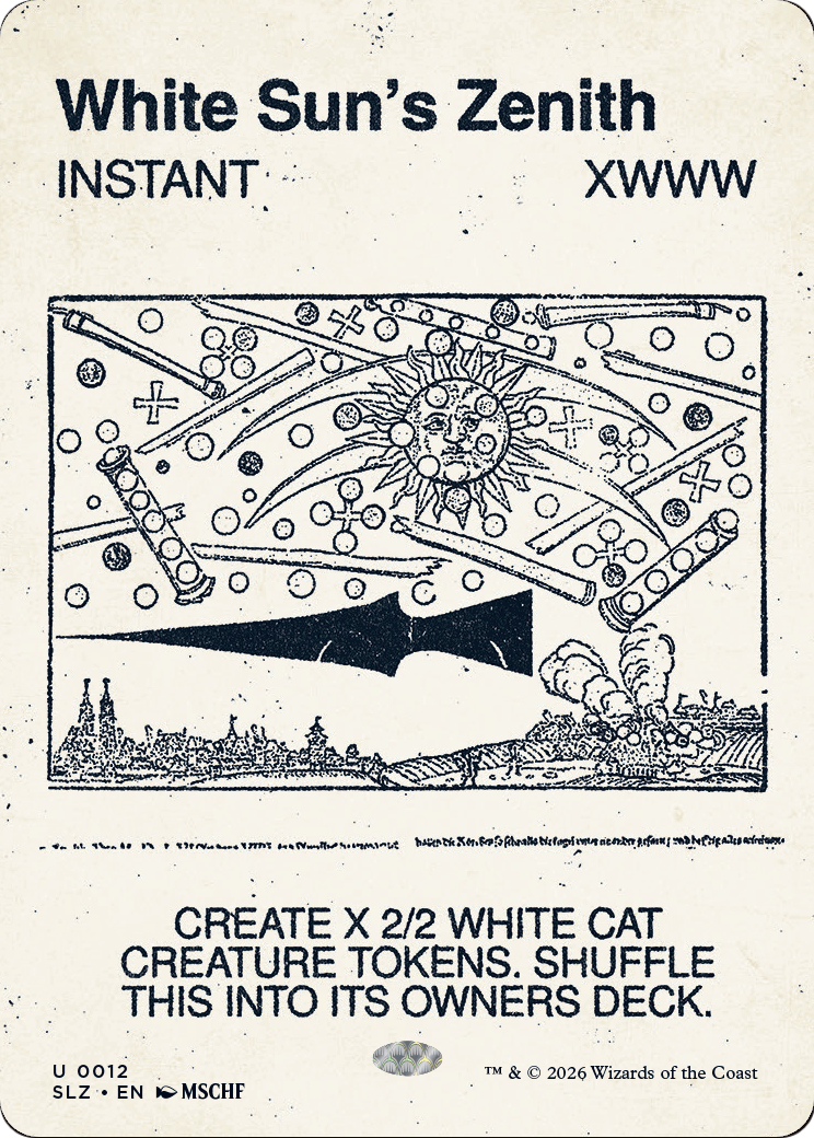 White Sun's Zenith (0012) [Secret Lair x MSCHF: The Zeta Set] | Devastation Store