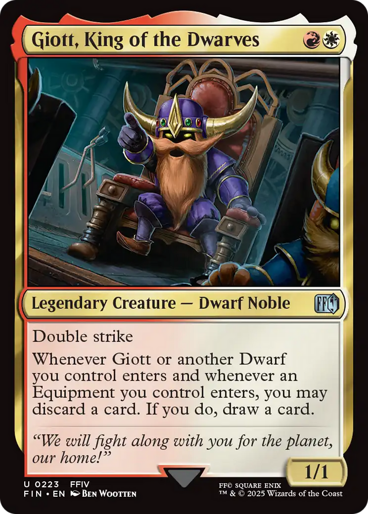 Giott, King of the Dwarves [FINAL FANTASY] | Devastation Store