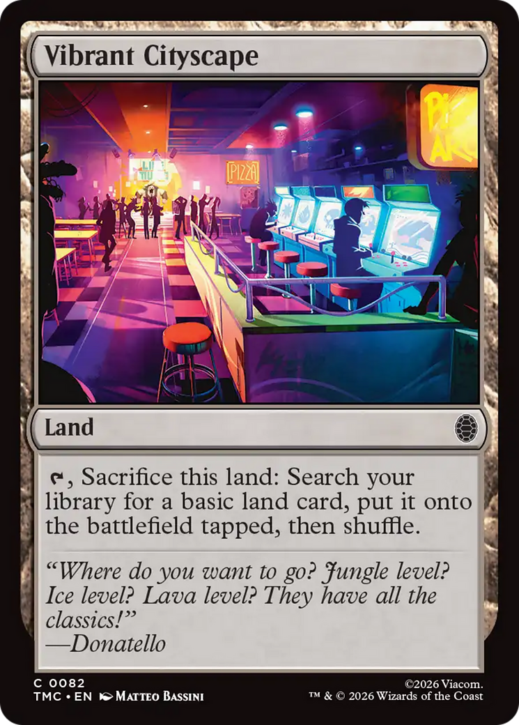 Vibrant Cityscape [Teenage Mutant Ninja Turtles Commander] | Devastation Store