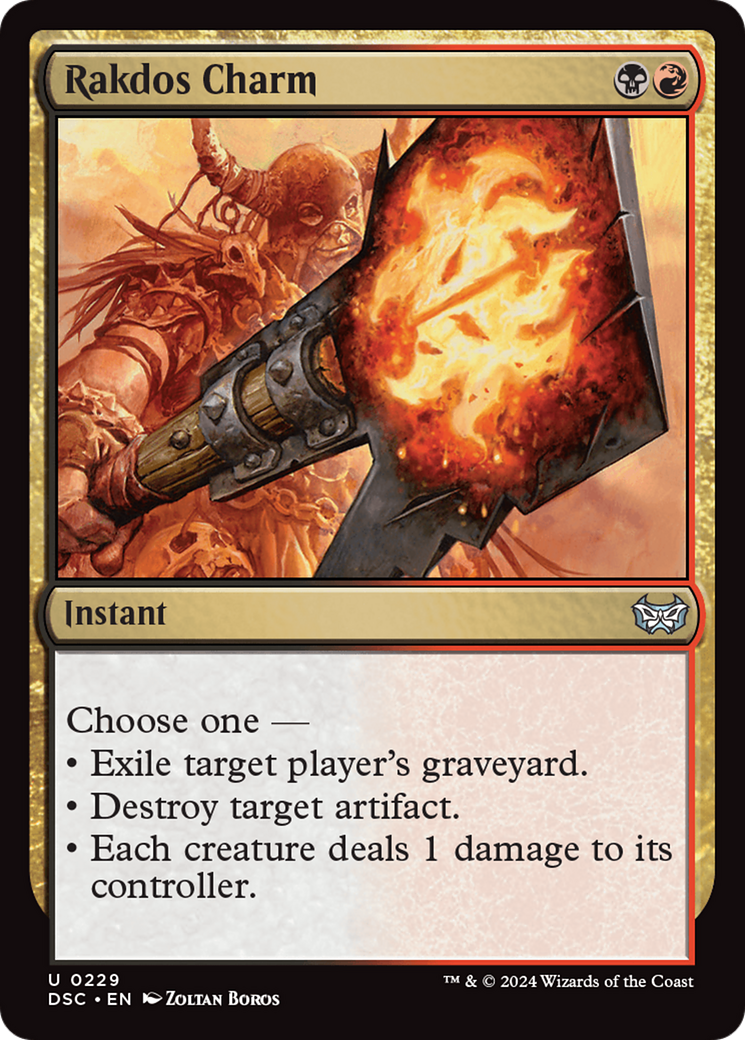 Rakdos Charm [Duskmourn: House of Horror Commander] | Devastation Store