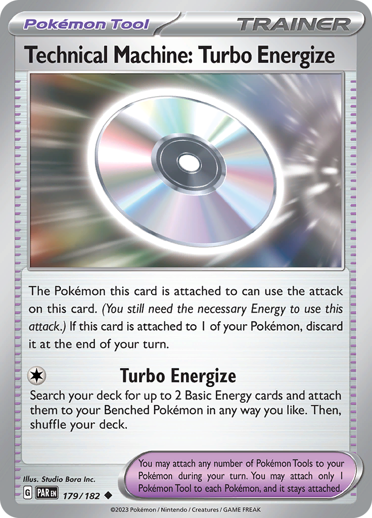 Technical Machine: Turbo Energize (179/182) [Scarlet & Violet: Paradox Rift] | Devastation Store