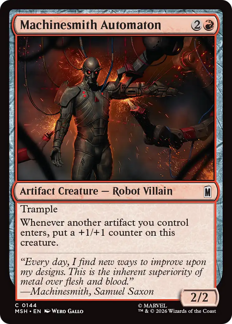 Machinesmith Automaton [Marvel Super Heroes] | Devastation Store