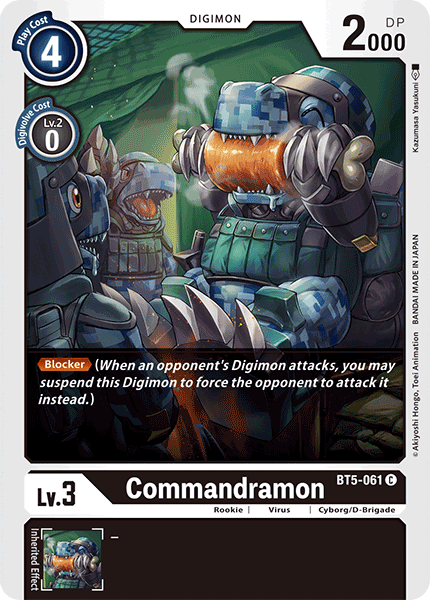 Commandramon [BT5-061] [Battle of Omni] | Devastation Store