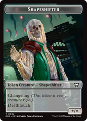 Shapeshifter // Golem (0013) Double-Sided Token [Edge of Eternities Commander Tokens] | Devastation Store